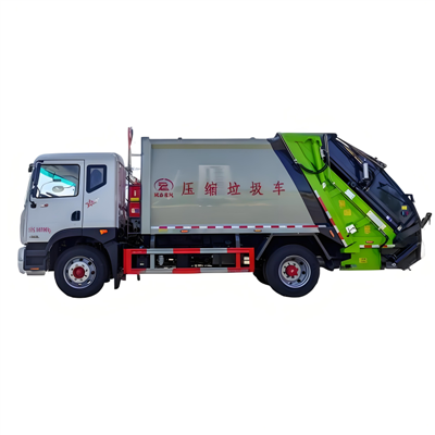 4X2 Garbage Truck 14m³ Rear Loader Compressed Rubbish Truck