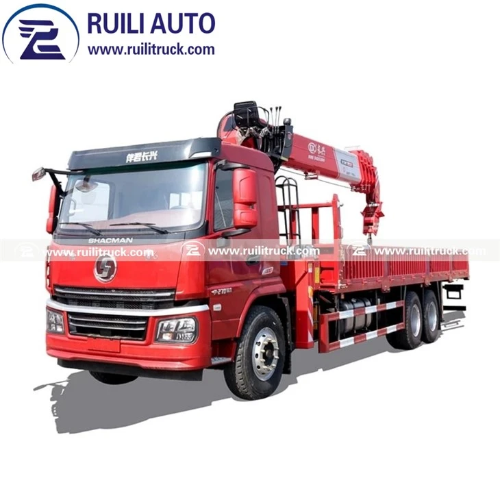 SHACMAN 21 Meter Telescopic Boom Truck Mounted Crane