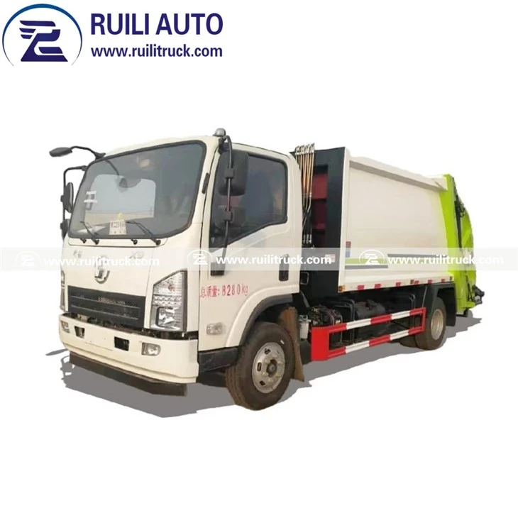 SHACMAN 7 Cbm Roll-Off Garbage Trucks
